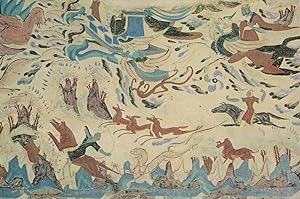 Seller image for Chinese Hunting Party China Cave Old Painting Mural Postcard for sale by Postcard Finder