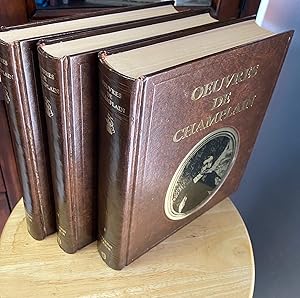 Oeuvres de Champlain. 3 Volumes