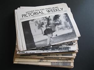 MOUNT PULASKI TIMES-NEWS PICTORIAL WEEKLY - 132 Issues 1941 to 1947