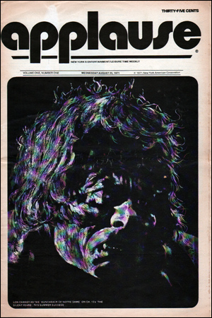 Seller image for Applause, Vol. 1, No. 1 (August 25, 1971) New York's Entertainment / Leisure Time Weekly for sale by Specific Object / David Platzker