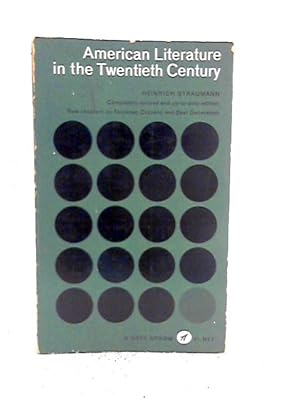 Image du vendeur pour American Literature In The Twentieth Century mis en vente par World of Rare Books