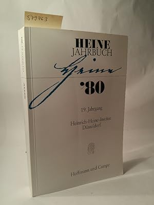 Bild des Verkufers fr Heine-Jahrbuch 1980 19. Jahrgang zum Verkauf von ANTIQUARIAT Franke BRUDDENBOOKS