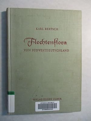 Imagen del vendedor de Flechtenflora von Sdwestdeutschland. a la venta por Antiquariat Bookfarm