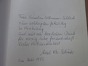 Philosophie der Endlichkeit : Festschrift für Erich Christian Schröder zum 65. Geburtstag. SIGNIE...