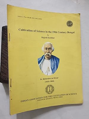 Seller image for Cultivation Of Science In The 19Th Century Bengal. Dr. Mahendra Lal Sircar. (1833- 1904). for sale by Prabhu Book Exports