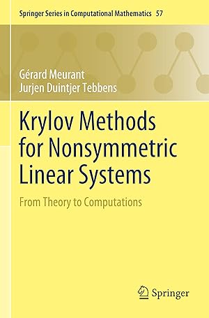 Immagine del venditore per Krylov Methods for Nonsymmetric Linear Systems venduto da moluna
