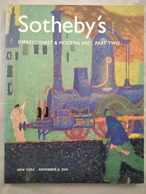 Sotheby s - Impressionist & Modern Art Part Two - Nov. 8, 2001.