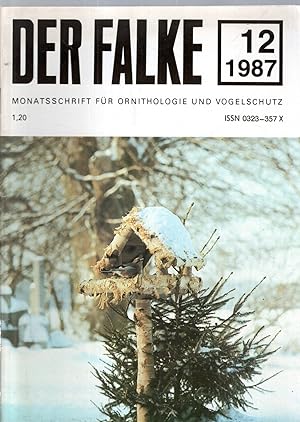 Der Falke. Monatsschrift für Onithologie und Vogelschutz. 12 (1987)