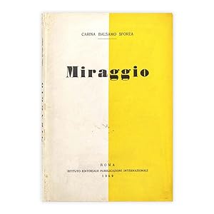 Carina Balsamo Sforza - Miraggio - Autografato