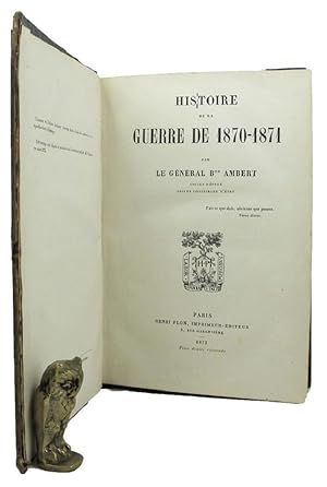 Seller image for HISTOIRE DE LA GUERRE DE 1870-71 for sale by Kay Craddock - Antiquarian Bookseller