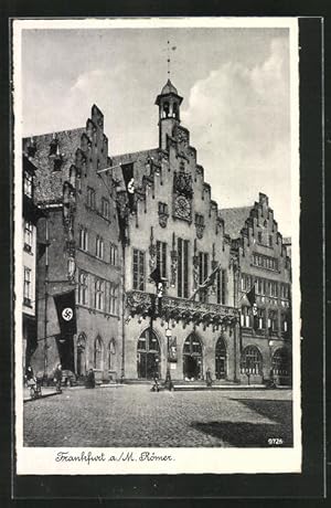 Bild des Verkufers fr Ansichtskarte Alt-Frankfurt, am Rmer zum Verkauf von Bartko-Reher