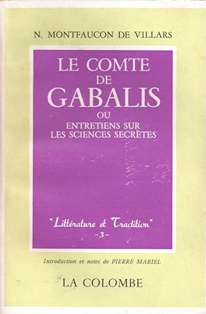 Seller image for Le comte de Gabalis ou Entretiens sur les sciences secrtes for sale by LE GRAND CHENE
