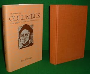 Seller image for IN SEARCH OF COLUMBUS The Sources for the First Voyage for sale by booksonlinebrighton