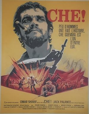 "CHE!" Réalisé par Richard FLEISCHER en 1969 avec Omar SHARIF, Jack PALANCE / Affiche originale e...