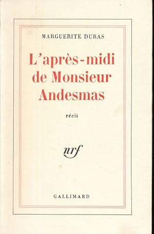 Bild des Verkufers fr L'aprs-midi de Monsieur Andesmas zum Verkauf von LIBRAIRIE GIL-ARTGIL SARL