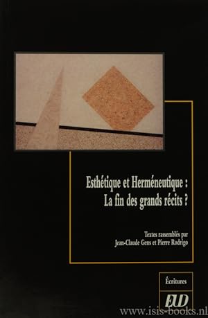 Seller image for Esthtique et hermneutique: la fin des grands rcits? for sale by Antiquariaat Isis