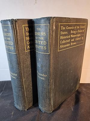 The Genesis of the United States 2 volumes complete rare 1890