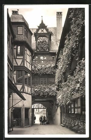 Bild des Verkufers fr Ansichtskarte Alt-Frankfurt, Wanebachhfchen im Rmer zum Verkauf von Bartko-Reher