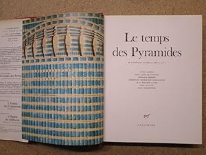 Seller image for Le temps des pyramides : de la prhistoire aux Hyksos (1560 avant J.-C.) (Les Pharaons, 1). for sale by Librairie Diogne SARL