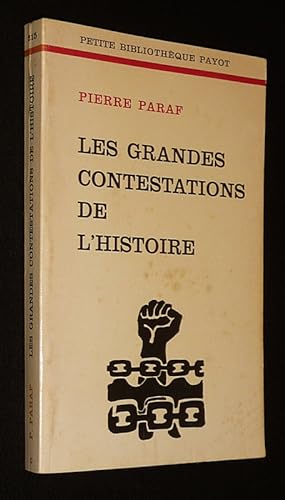 Bild des Verkufers fr Les Grandes contestations de l'histoire zum Verkauf von Abraxas-libris