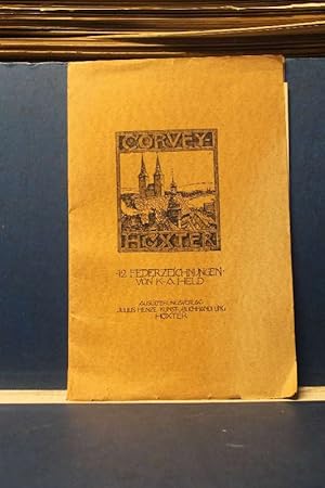 Corvey-Höxter. 12 Federzeichnungen
