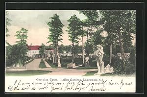 Seller image for Postcard Lakewood, NJ, Georgian Court, Italian Gardens for sale by Bartko-Reher