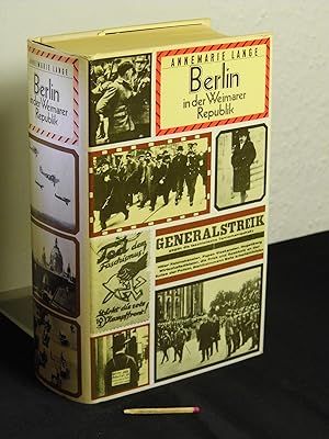 Bild des Verkufers fr Berlin in der Weimarer Republik - zum Verkauf von Erlbachbuch Antiquariat