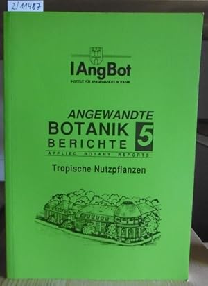 Immagine del venditore per Symposium "Tropische Nutzpflanzen" (Biologie, kologie, konomie) vom 22. bis 24. September in Hamburg. venduto da Versandantiquariat Trffelschwein