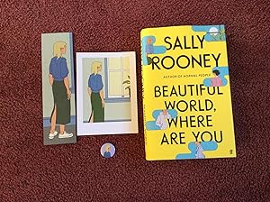 Seller image for Beautiful World, Where Are You ******SIGNED UK HB 1/1 + Promo cards & badge***** for sale by BRITOBOOKS