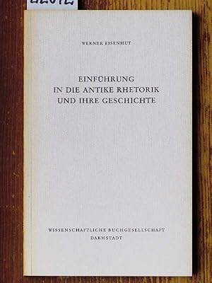 Bild des Verkufers fr Einfhrung in die antike Rhetorik und ihre Geschichte. zum Verkauf von Michael Fehlauer - Antiquariat