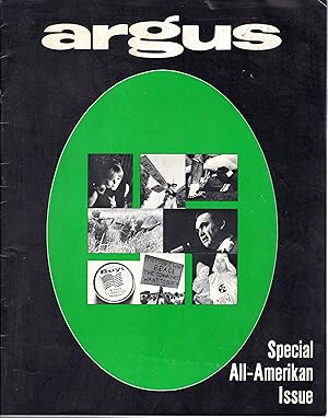 Seller image for Argus Magazine: Volume 6, No. 3: F January, 1971 : Special All-Amerikan Issue for sale by Dorley House Books, Inc.