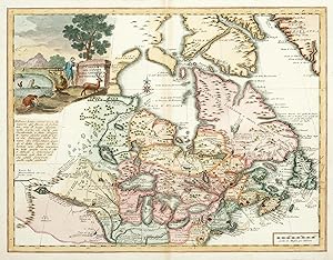 Carta Geografica del Canada Nell America Settentrionale