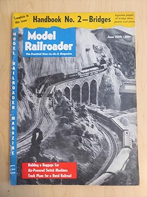 Model Railroader Magazine June 1954 Handbook No. 2- Bridges