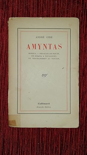 Seller image for AMYNTAS. Mopsus - Feuilles de route - De Biskra  Touggourt - Le renoncement au voyage for sale by AHA BOOKS