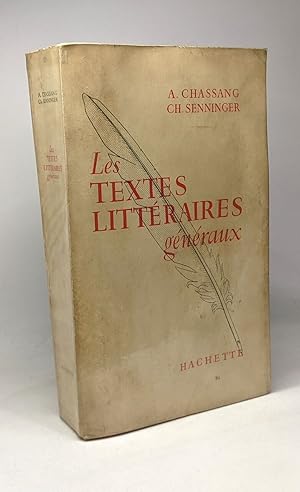 Seller image for Les textes littraires gnraux for sale by crealivres