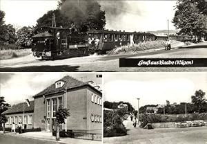 Bild des Verkufers fr Ansichtskarte / Postkarte Ostseebad Baabe auf Rgen, Reichsbahn Erholungsheim Ernst Kamieth, Eisenbahn, Rasender Roland zum Verkauf von akpool GmbH