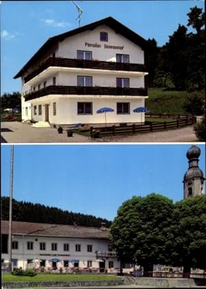 Bild des Verkufers fr Ansichtskarte / Postkarte Antwort Bad Endorf im Chiemgau Oberbayern, Pension Sonnenhof - Inh. Mroczeck v. Gliczinksi zum Verkauf von akpool GmbH