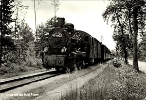 Bild des Verkufers fr Ansichtskarte / Postkarte Insel Rgen, Schmalspurbahn, Lokomotive 99-4632, Deutsche Eisenbahn, Rasender Roland zum Verkauf von akpool GmbH