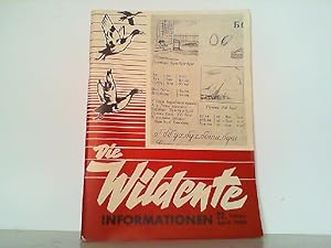 Imagen del vendedor de Die Wildente. Informationen. PK Mitteilungsblatt Nr. 22. Folge April 1960. a la venta por Antiquariat Ehbrecht - Preis inkl. MwSt.