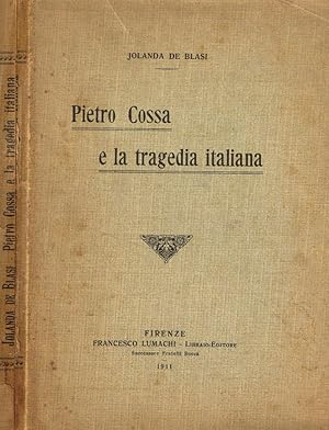 Bild des Verkufers fr Pietro Cossa e la tragedia italiana zum Verkauf von Biblioteca di Babele