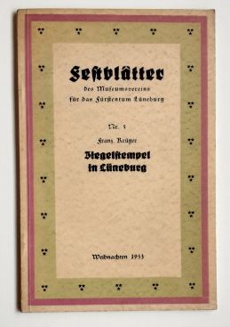 Franz Krüger: Ziegelstempel in Lüneburg.