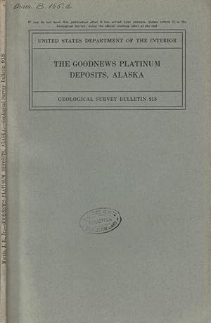 Immagine del venditore per The goodnews platinum deposits, Alaska venduto da Biblioteca di Babele