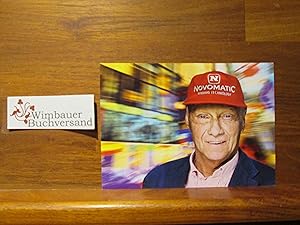 Bild des Verkufers fr Autogrammkarte Niki Lauda Ferrari zum Verkauf von Antiquariat im Kaiserviertel | Wimbauer Buchversand