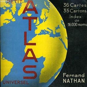 Image du vendeur pour Petit atlas universel - 36 cartes - 35 cartons - index de 16.000 noms mis en vente par JLG_livres anciens et modernes