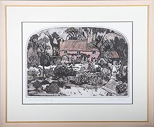 Graham Clarke (b.1941) - 1977 Etching, Thomas Hardy's Cottage