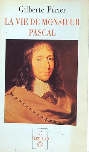 Imagen del vendedor de La vie de Monsieur Pascal a la venta por Librodifaccia