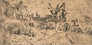 Seller image for Simon Blomberg - Early 19th Century Etching, Industrial Scene for sale by Sulis Fine Art