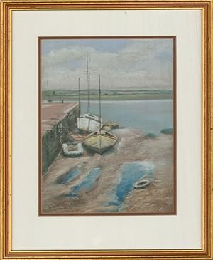 Ron Oliver - Contemporary Pastel, Estuary At Low Tide