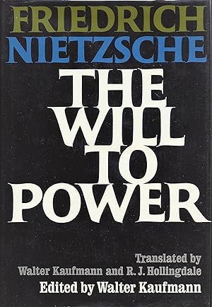 Seller image for The Will to Power for sale by Fireproof Books