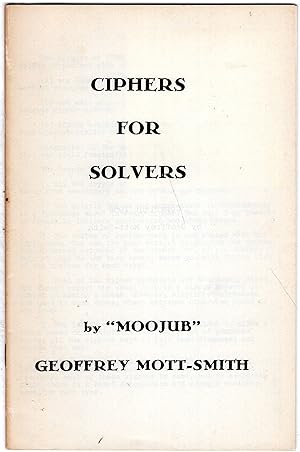 Ciphers For Solvers